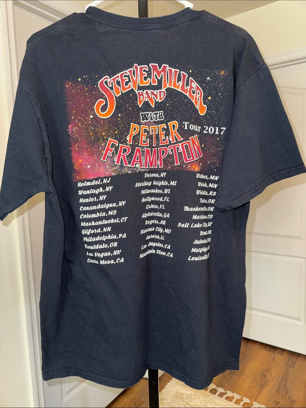 Steve Miller & Peter Frampton 2017 Concert Tee - Size L